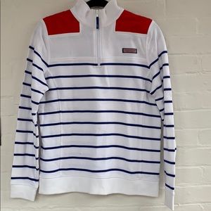Blue and White Striped Vineyard Vines Shep Shirt